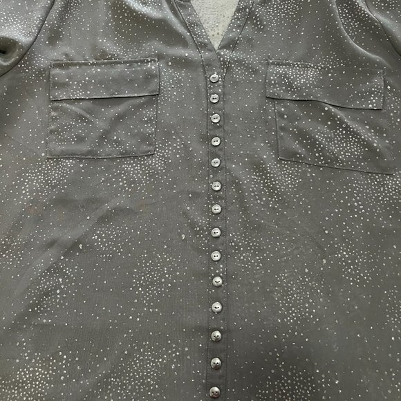 Reitmans Sheer Chiffon Blouse Sz XXL 3/4 Sleeve - Picture 4 of 4